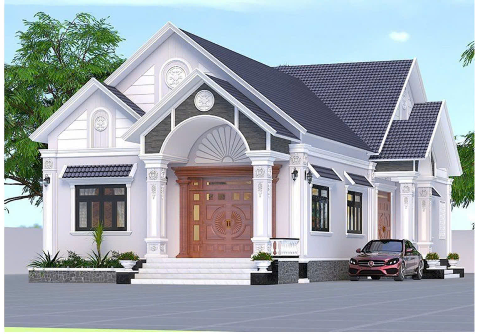 Mẫu thiết kế nhà 10 - Đẹp hoàn hảo