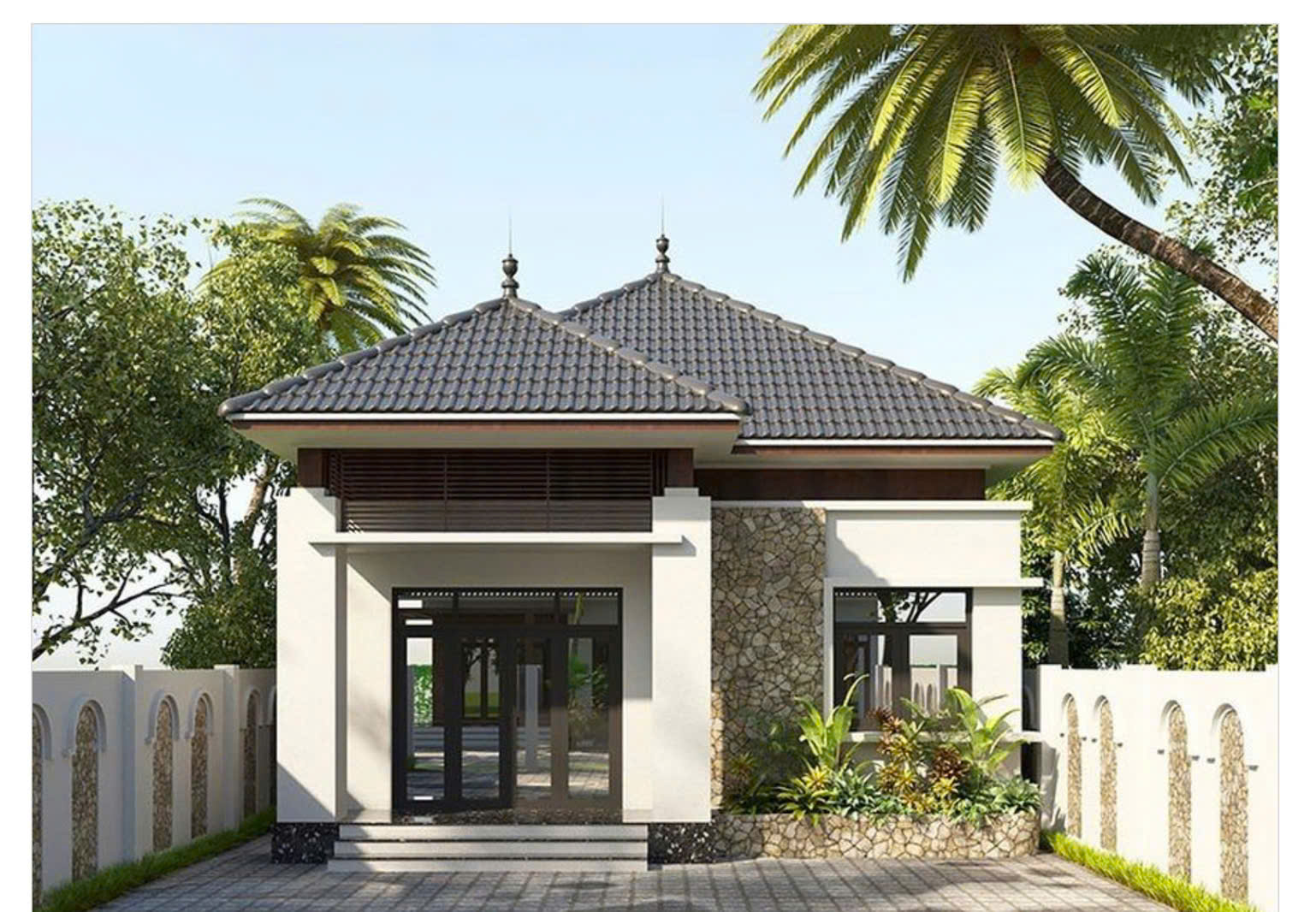 Mẫu thiết kế nhà 6 - Phong cách Việt