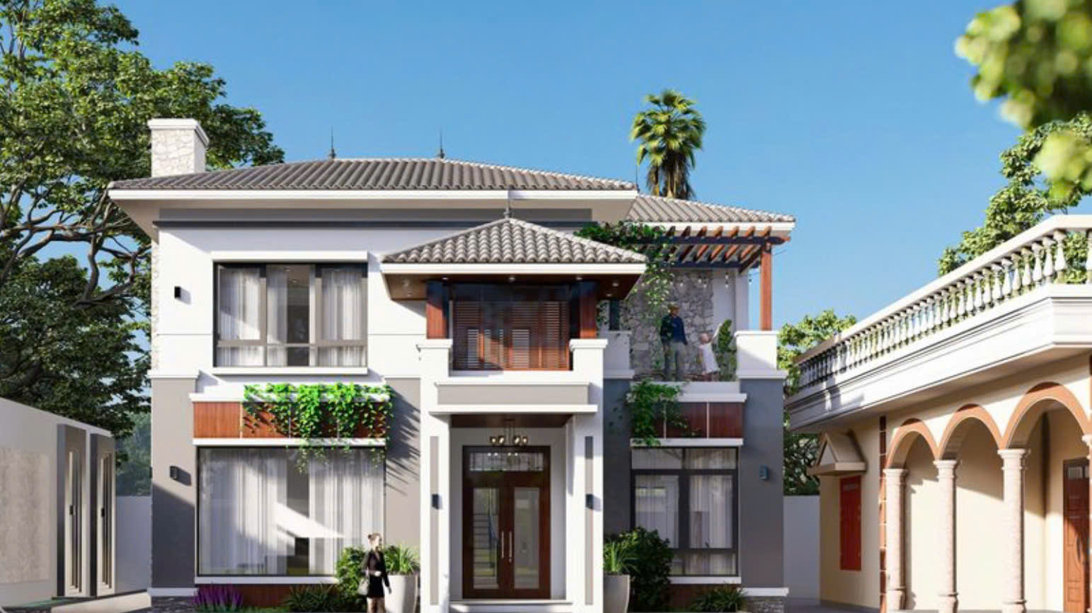 Mẫu thiết kế nhà 7 - Hiện đại tối giản