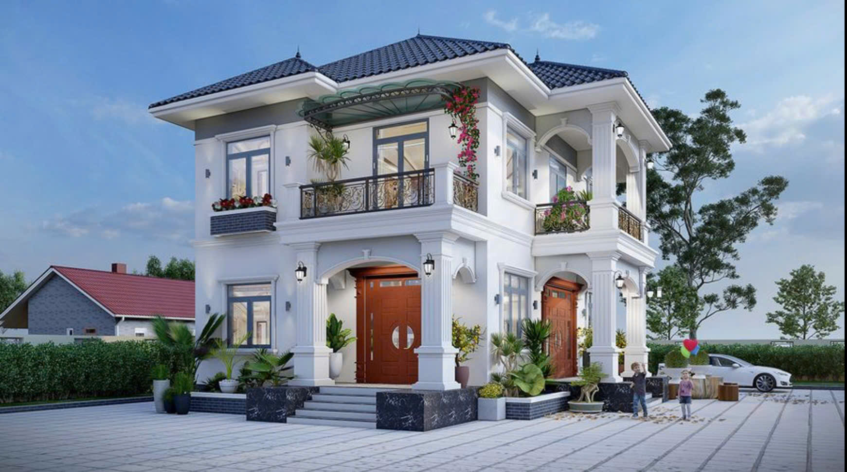 Mẫu thiết kế nhà 8 - Đẹp độc đáo